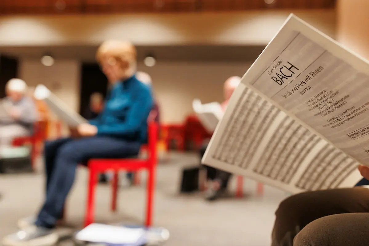Chor Ensemble Kantorei Probe Musik Kirchenmusik Gesang 21